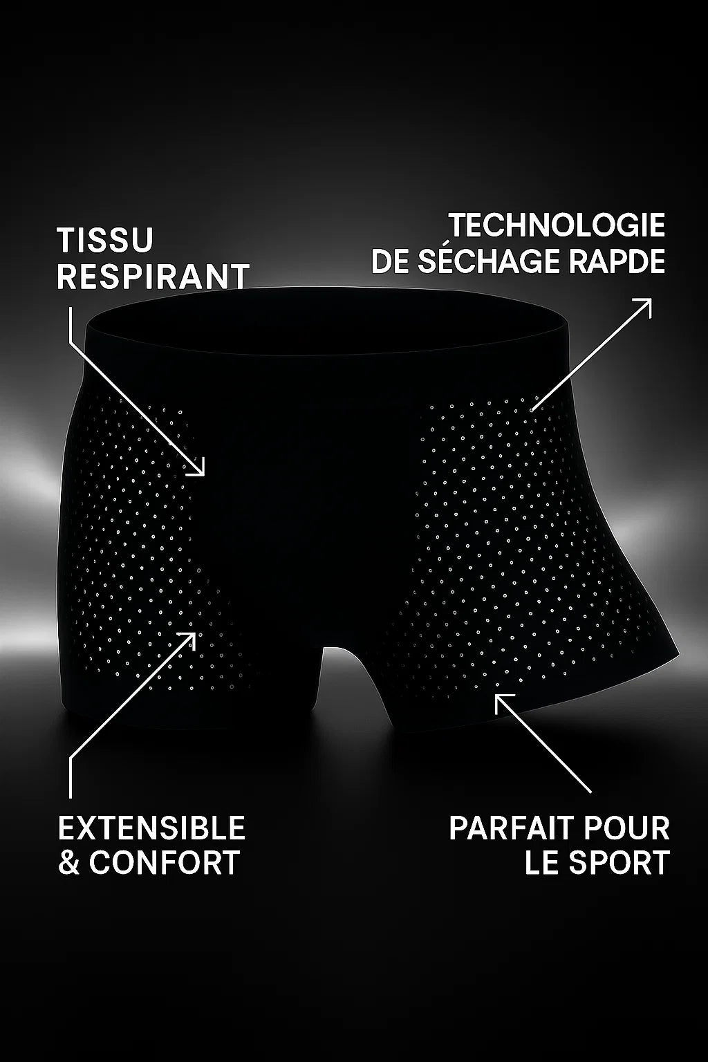 Boxers en fibre de bambou (pack de 4)